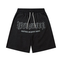 Letter Printed Sports Shorts Hip Hop Workwear Wide Leg Capri Pants 10