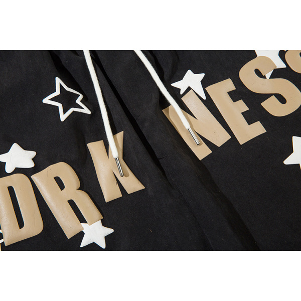 Men's star and letter print wide-leg sports shorts 8