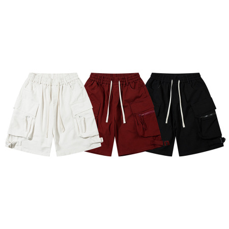 Work shorts men and women retro loose casual shorts 1