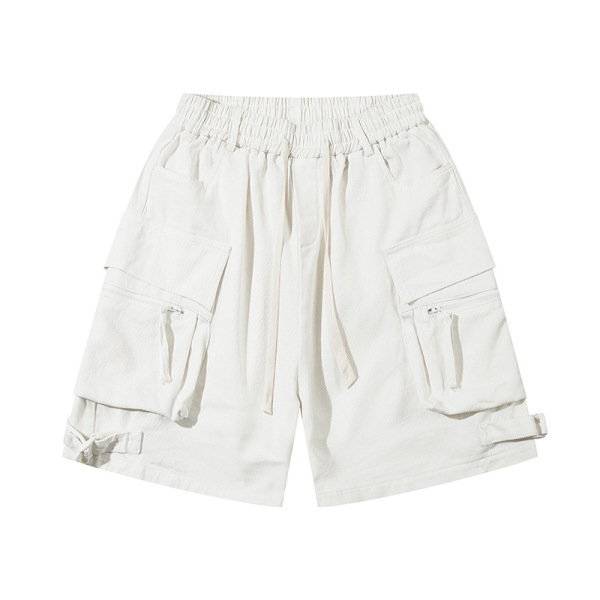 Work shorts men and women retro loose casual shorts 1
