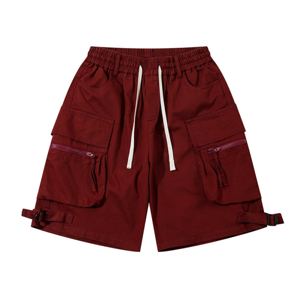Work shorts men and women retro loose casual shorts 1