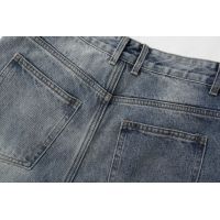 Jeans American Straight Leg Pants Drape Loose Casual Pants 30