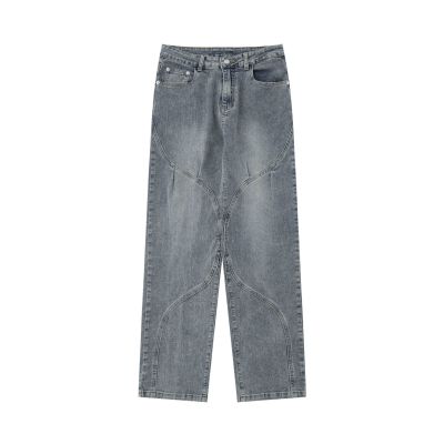 American retro wide-leg jeans 39