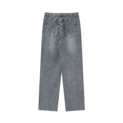 American retro wide-leg jeans 39