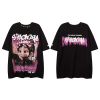 Cartoon short-sleeved T-shirt casual street loose T-shirt 28