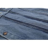 Plaid denim long-sleeved shirt loose casual shirt 21