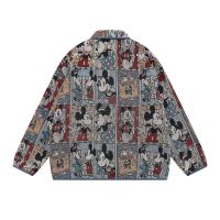 Men's autumn vintage lapel jacket with loose design 18