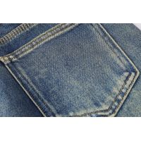 Denim trousers loose straight trousers 37