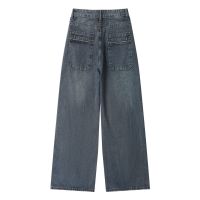Jeans Retro Straight Leg Pants Drape Loose Casual Pants 29