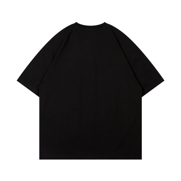 Short-sleeved T-shirt American retro sand dot fuzzy print top 48