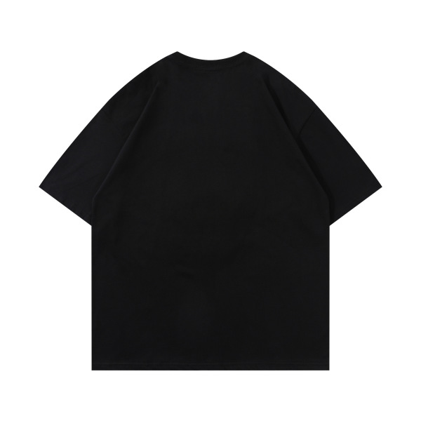 Short-sleeved T-shirt Cat embroidery round neck short T-shirt 47