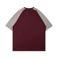 Short-sleeved T-shirt with contrasting print half-sleeved top 50